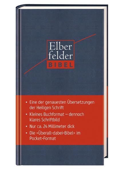 Elberfelder Bibel Pocket Edition (Kunstler mit Reißverschluss) Religion & Esotericism