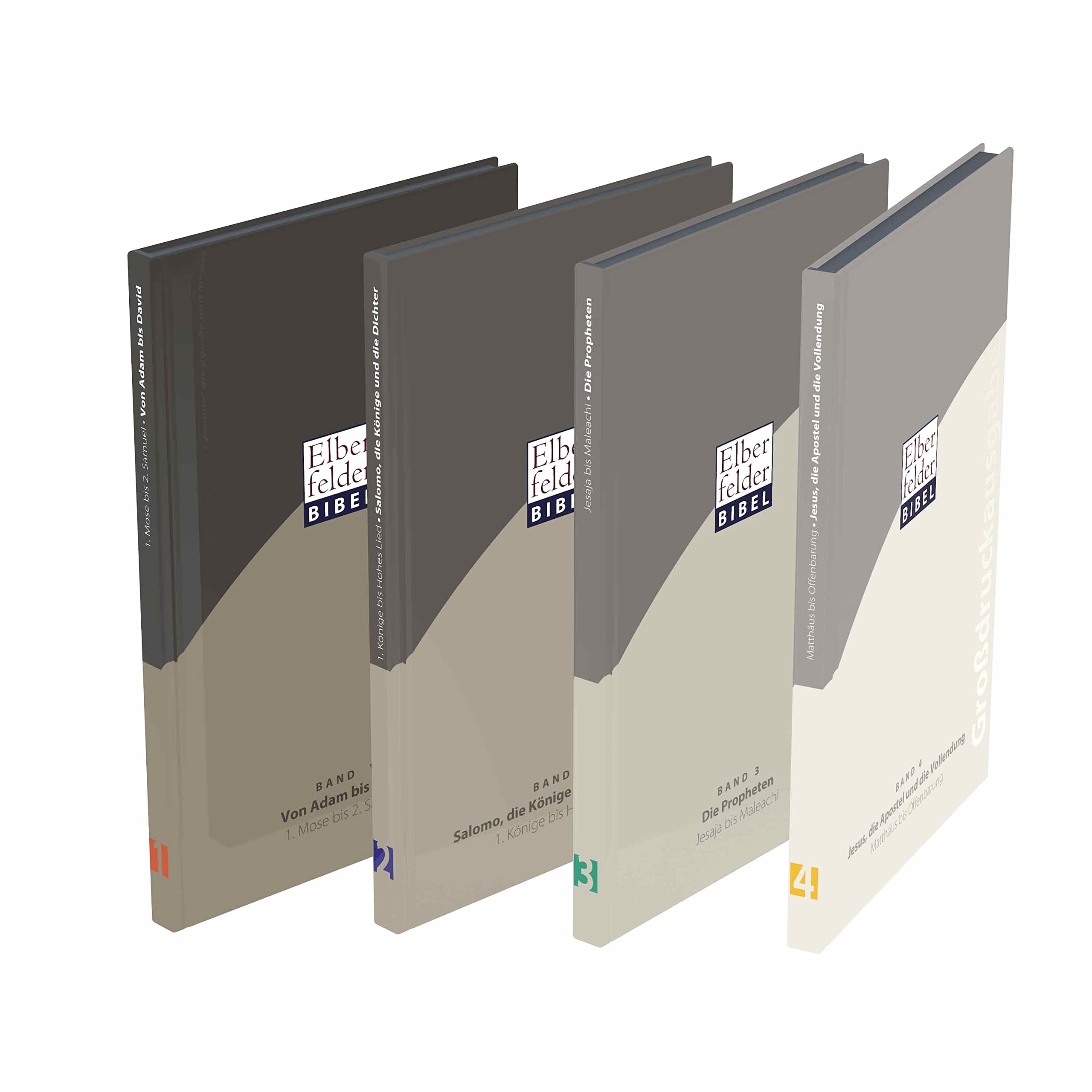 Elberfelder Bibel 2006 - Großdruckausgabe: in vier Bänden im Schuber Religion & Esotericism