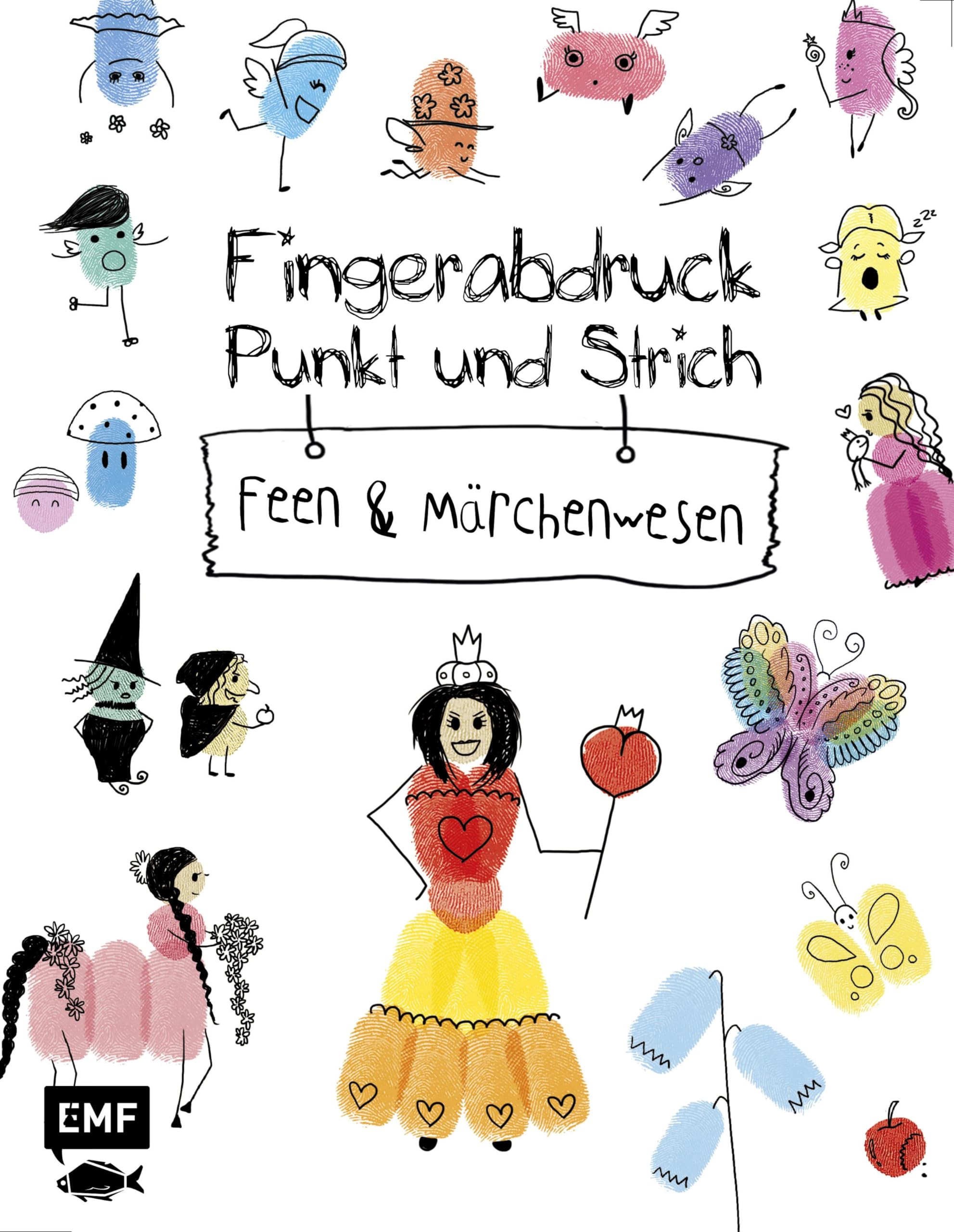 Fingerabdruck, Punkt und Strich - Feen und Märchenwesen Non-fiction