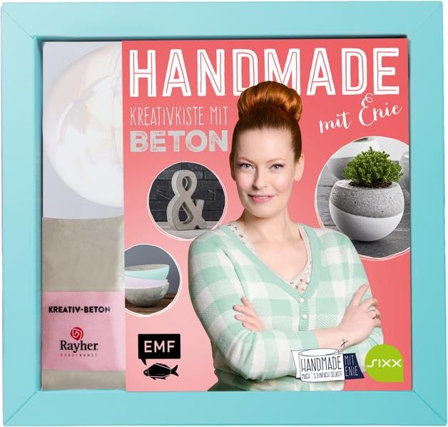 HANDMADE mit Enie - Kreativkiste mit Beton Hobbies & Crafts