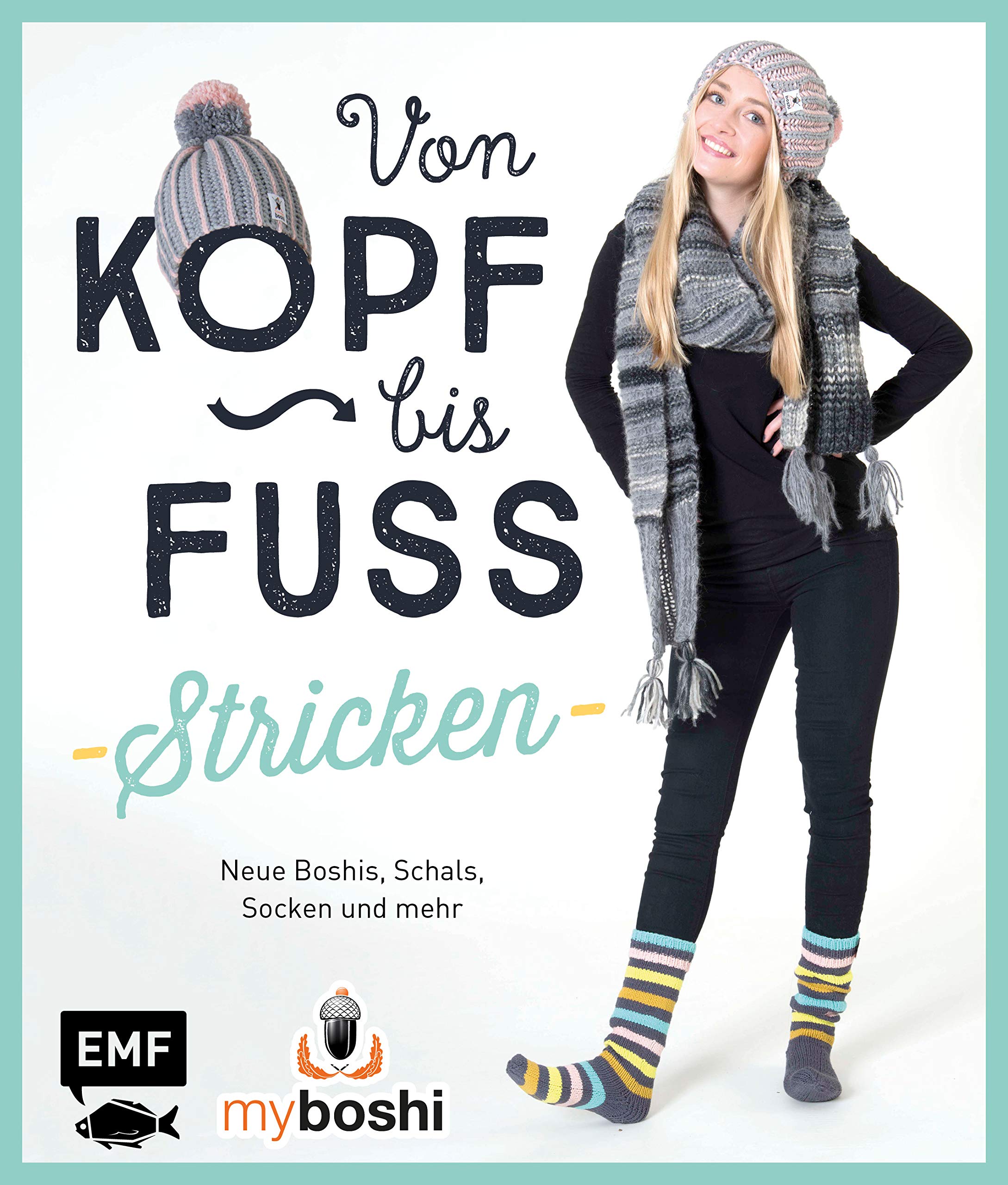 MyBoshi. Von Kopf bis Fuß - stricken: Neue Boshis, Schals, Socken und mehr Hobbies & Crafts