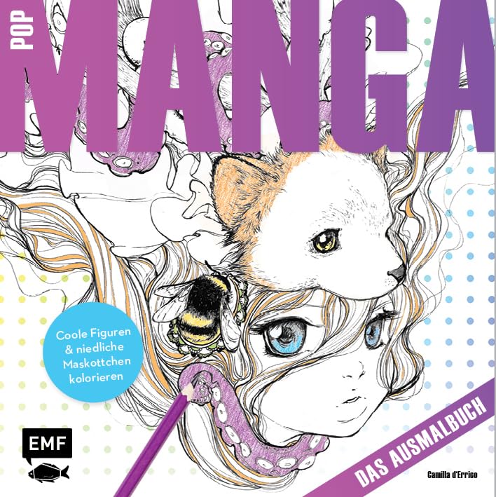 Pop Manga - Das Ausmalbuch Manga