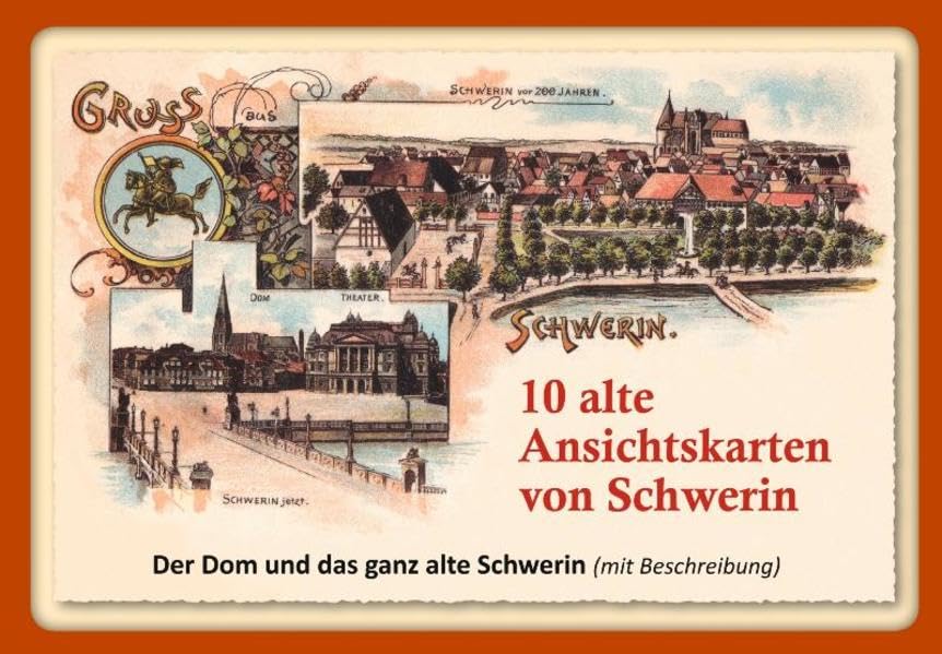 10 alte Ansichtskarten von Schwerin: Der Dom und das ganz alte Schwerin Film, Art & Culture
