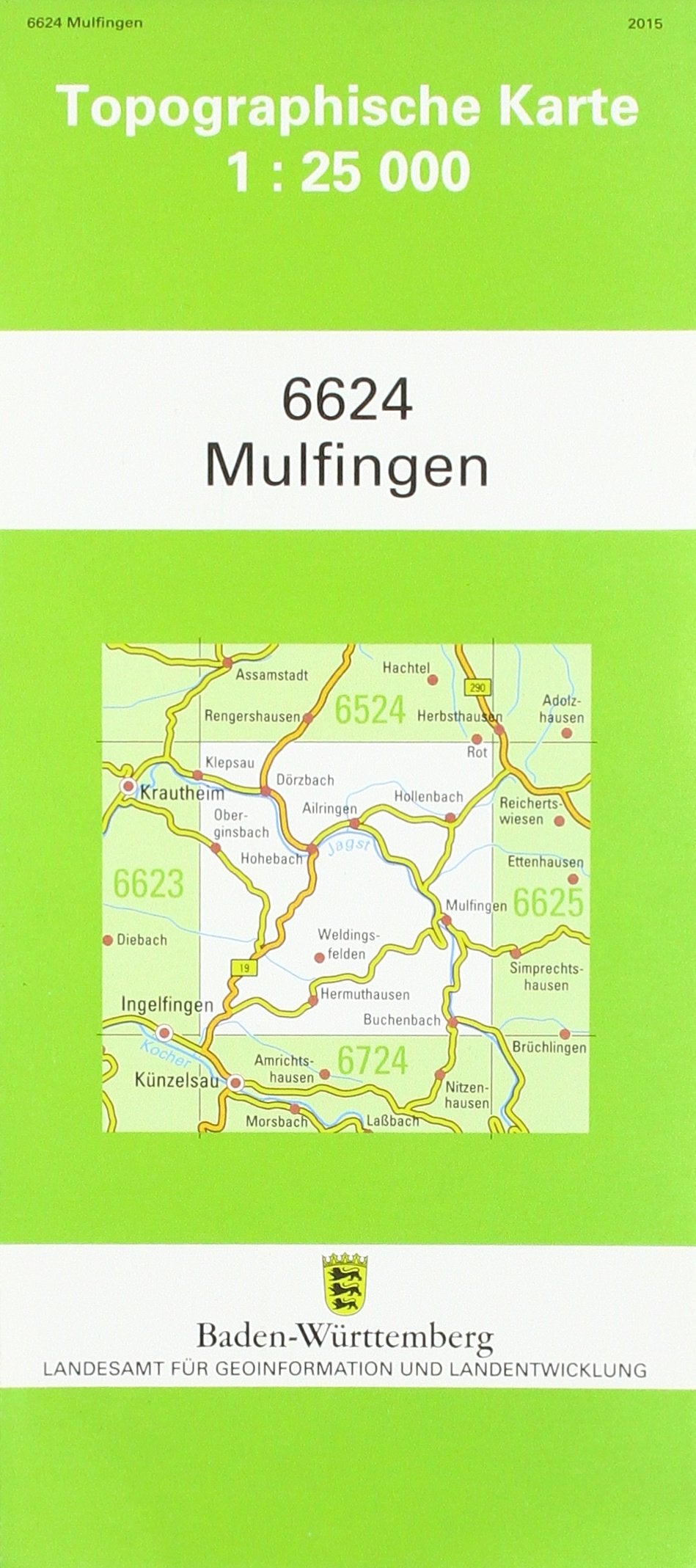 Product Image: Mulfingen 1 : 25 000