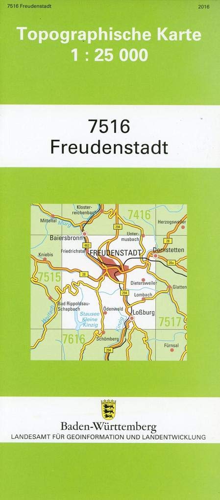 Freudenstadt 1 : 25 000: Mit UTM-Koordinaten bezogen auf d. WGS84/ETRS89 Leisure, Home & Garden