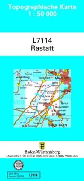 L7114 Rastatt: Zivilmilitärische Ausgabe TK50 (Topographische Karte 1:50 000 (TK50)) Leisure, Home & Garden