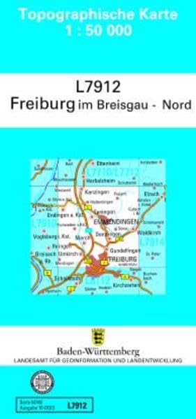 L7912 Freiburg im Breisgau-Nord: Zivilmilitärische Ausgabe TK50 (Topographische Karte 1:50 000 (TK50)) Leisure, Home & Garden