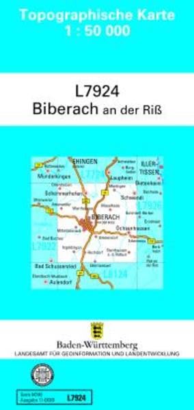 L7924 Biberach an der Riß: Zivilmilitärische Ausgabe TK50 (Topographische Karte 1:50 000 (TK50)) Leisure, Home & Garden
