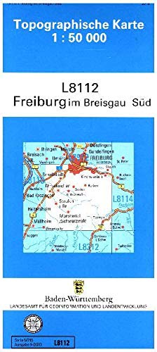 L8112 Freiburg im Breisgau Süd: Zivilmilitärische Ausgabe TK50 (Topographische Karte 1:50 000 (TK50)) Leisure, Home & Garden
