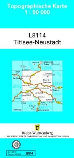 L8114 Titisee-Neustadt: Zivilmilitärische Ausgabe TK50 (Topographische Karte 1:50 000 (TK50)) Leisure, Home & Garden