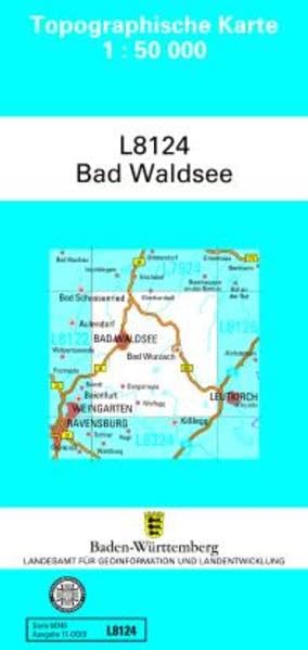L8124 Bad Waldsee: Zivilmilitärische Ausgabe TK50 (Topographische Karte 1:50 000 (TK50)) Leisure, Home & Garden