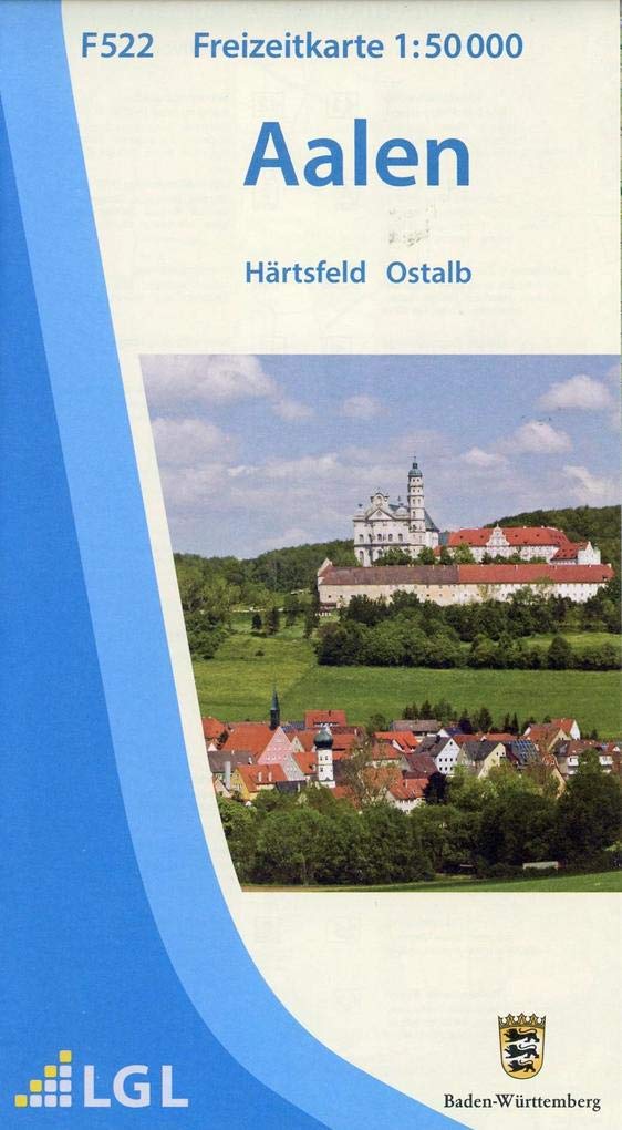F522 Aalen: Härtsfeld Ostalb (Freizeitkarten 1:50000 / Mit Touristischen Informationen, Wander- und Radwanderungen) Maps & Plans