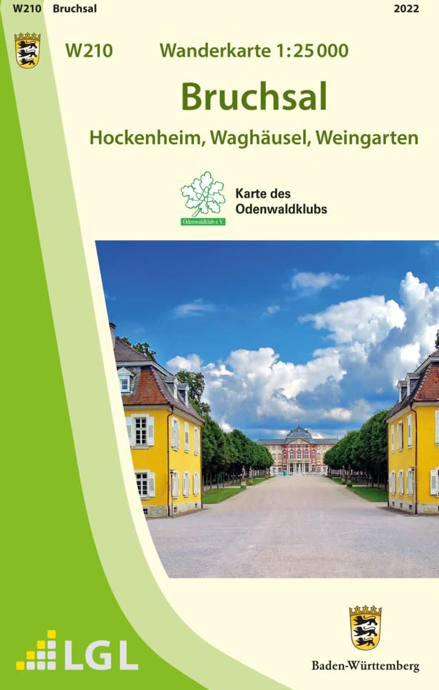 W210 Wanderkarte 1:25 000 Bruchsal: Hockenheim, Waghäusel, Weingarten Leisure, Home & Garden