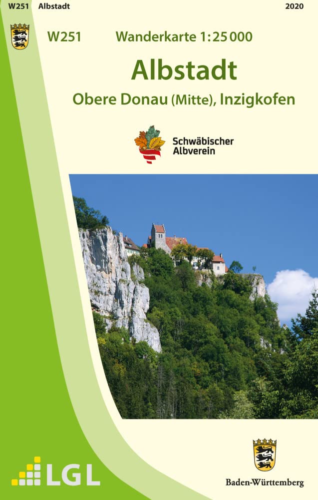 Wanderkarte 1:25000 Albstadt Maps & Plans