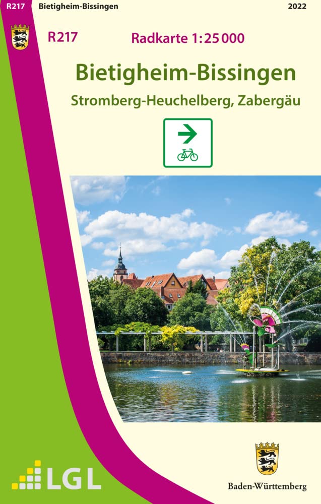 R217 Radkarte 1:25 000 Bietigheim-Bissingen Maps & Plans