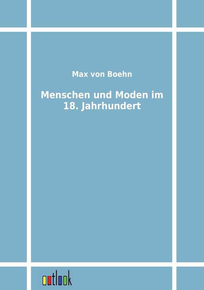 Menschen und Moden im 18. Jahrhundert Architecture