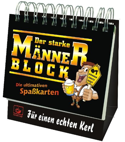 Der Starke Männer-Block: Die ultimativen Spaßkarten. Für einen echten Kerl Living & Furnishing