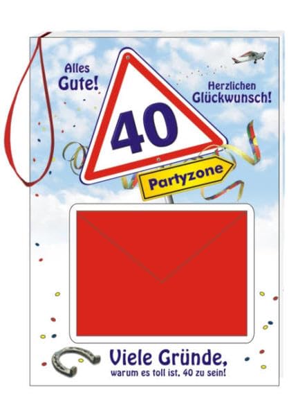 Geburtstags-Geld-Büchlein zum 40. Contemporary literature