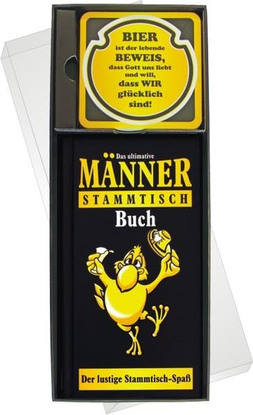 Geschenkboxen für Männer Frauen mit Kräuterlikör Flaschenöffner Pfeife Bierdeckel Teelicht Männergeschenke Frauengeschenke Geschenke Sets zum Geburtstag (Männer Stammtisch und Bierdeckel 14002) Living & Furnishing