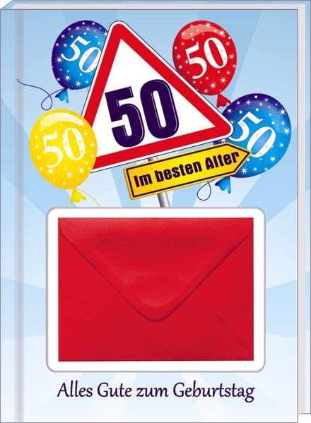 Zum Geburtstag - 50: Geld-Geschenkbuch Stationery