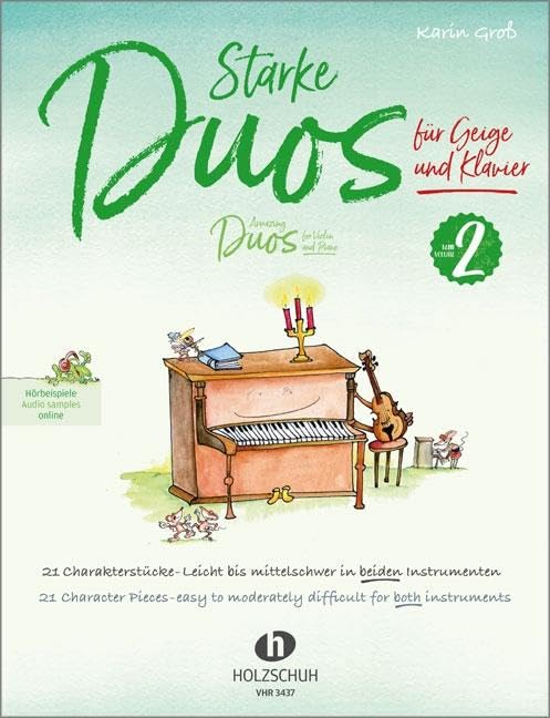 Starke Duos 2: 21 Charakterstücke - Leicht bis mittelschwer in beiden Instrumenten Sheet Music