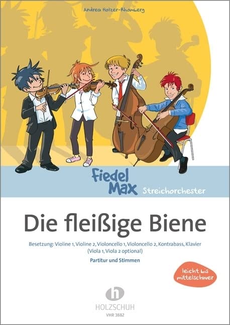Die fleißige Biene: Besetzung: Violine 1, Violine 2, Violoncello 1, Violoncello 2, Kontrabass, Klavier (Viola 1, Viola 2 optional) Arts & Music
