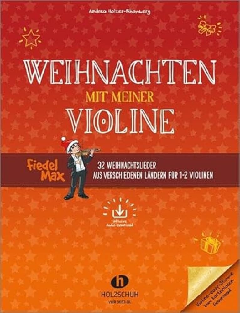 Weihnachten mit meiner Violine (mit Audio-Download): 32 Weihnachtslieder aus verschiedenen Ländern für 1-2 Violinen Sheet Music