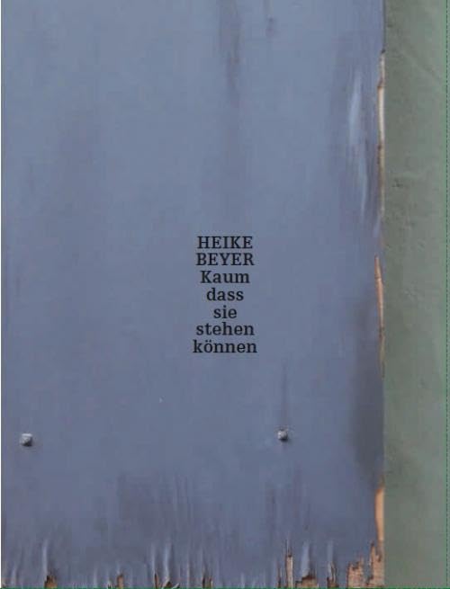 Heike Beyer, kaum dass sie stehen konnen book