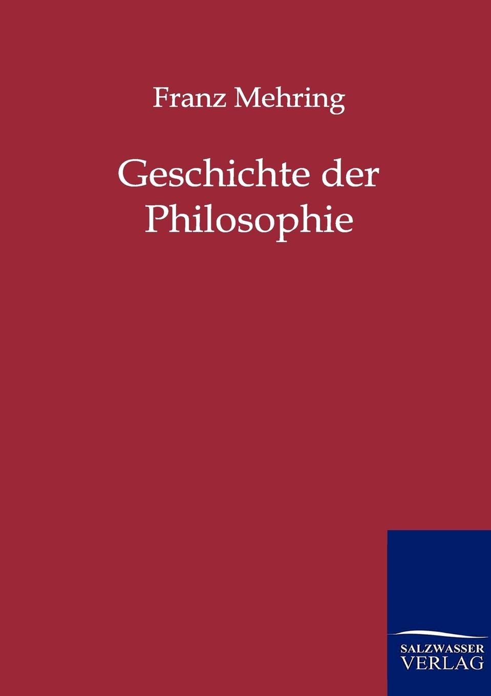 Zur Geschichte der Philosophie Philosophy