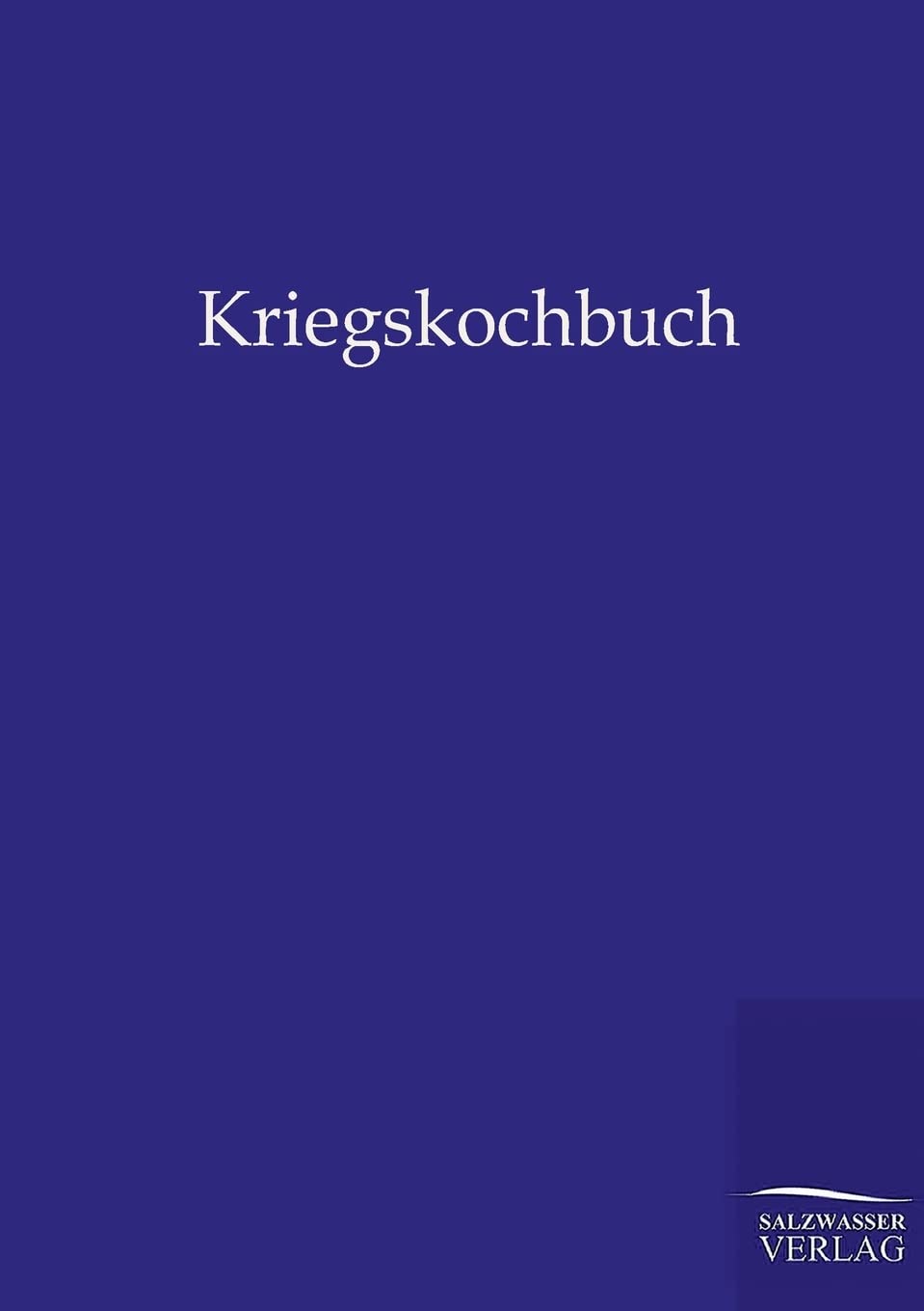 Product Image: Kriegskochbuch