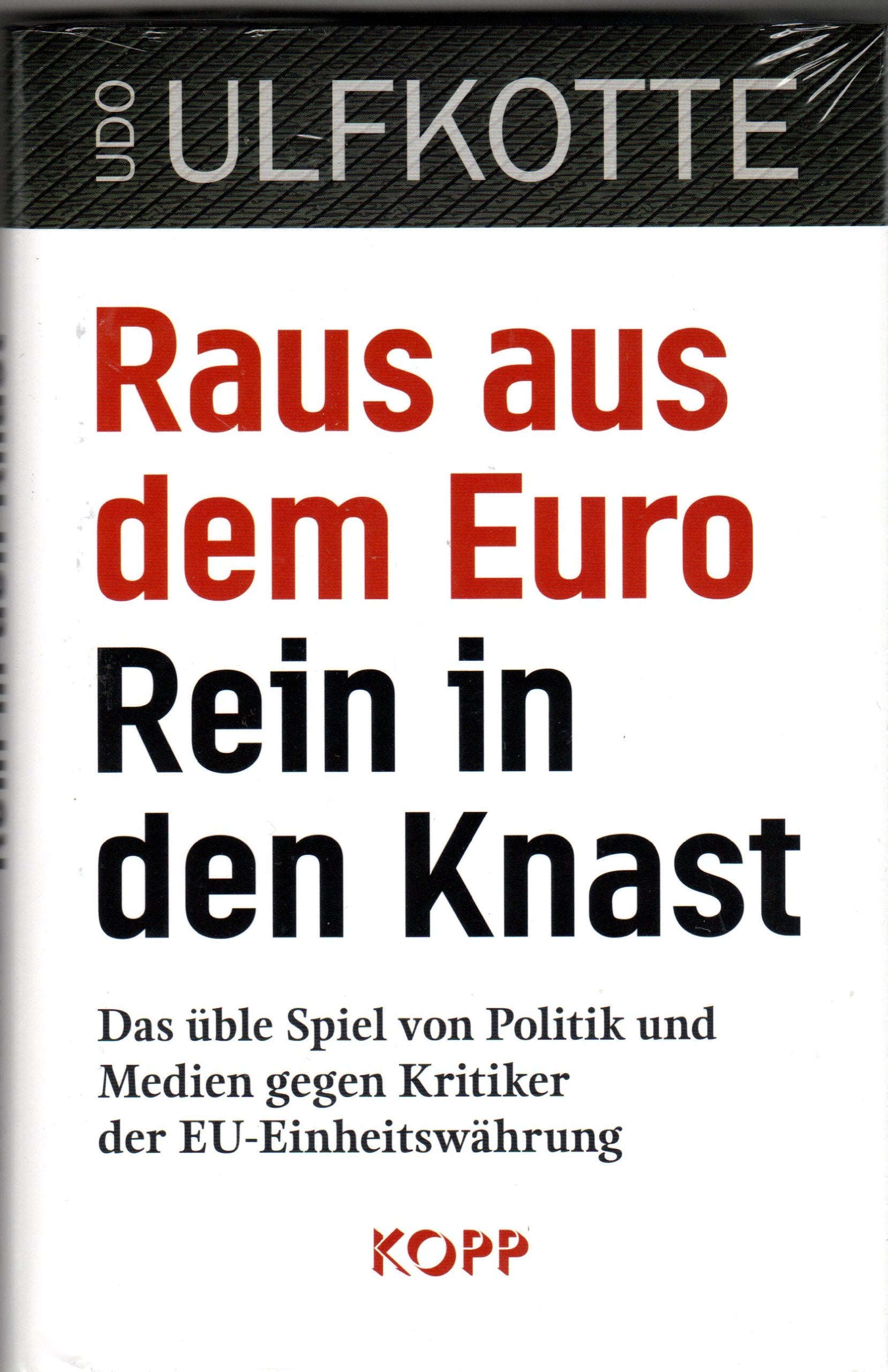 Raus aus dem Euro – rein in den Knast: Das üble Spiel von Politik und Medien gegen Kritiker der EU-Einheitswährung Business, Finance & Career