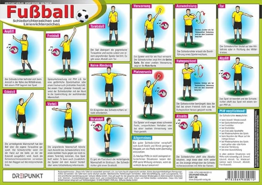 Product Image: Fußball Schiedsrichterzeichen