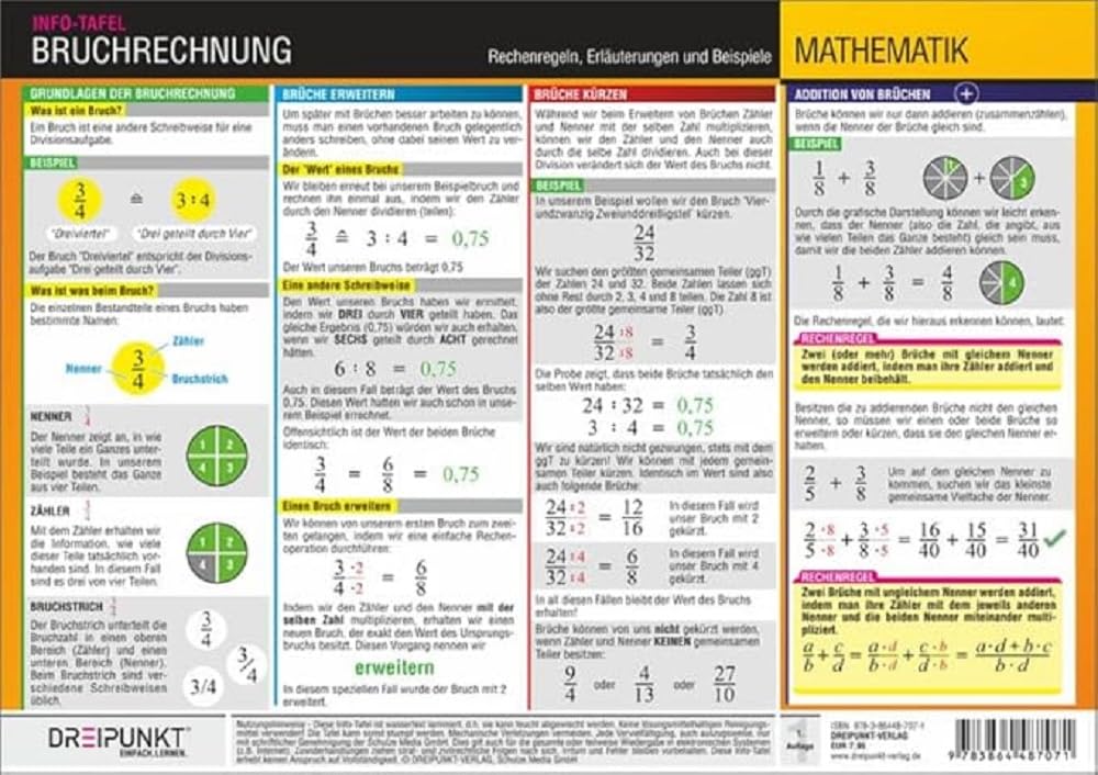 Bruchrechnung Mathematics Books