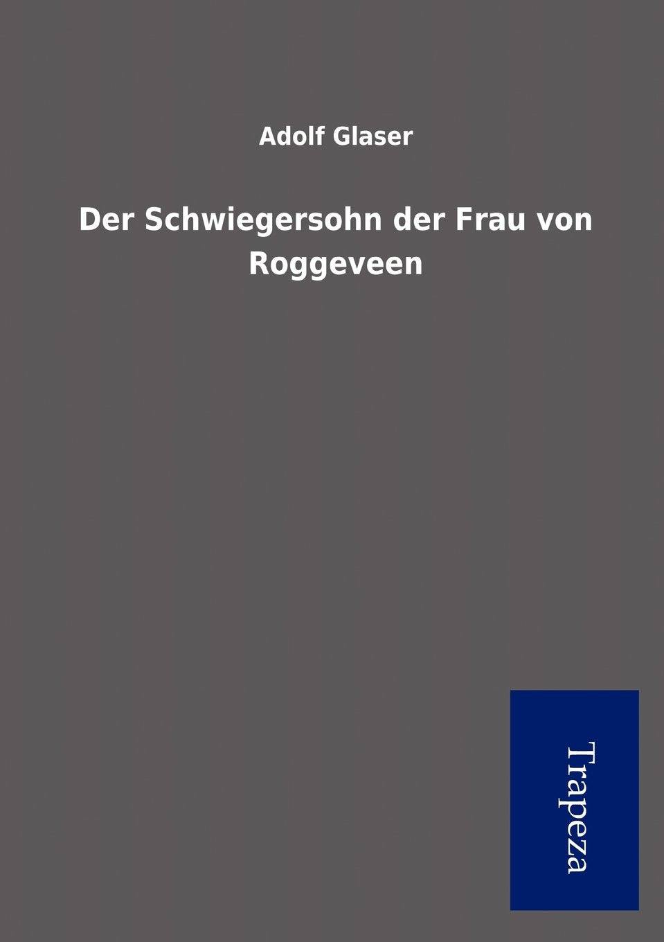 Der Schwiegersohn Der Frau Von Roggeveen Contemporary literature