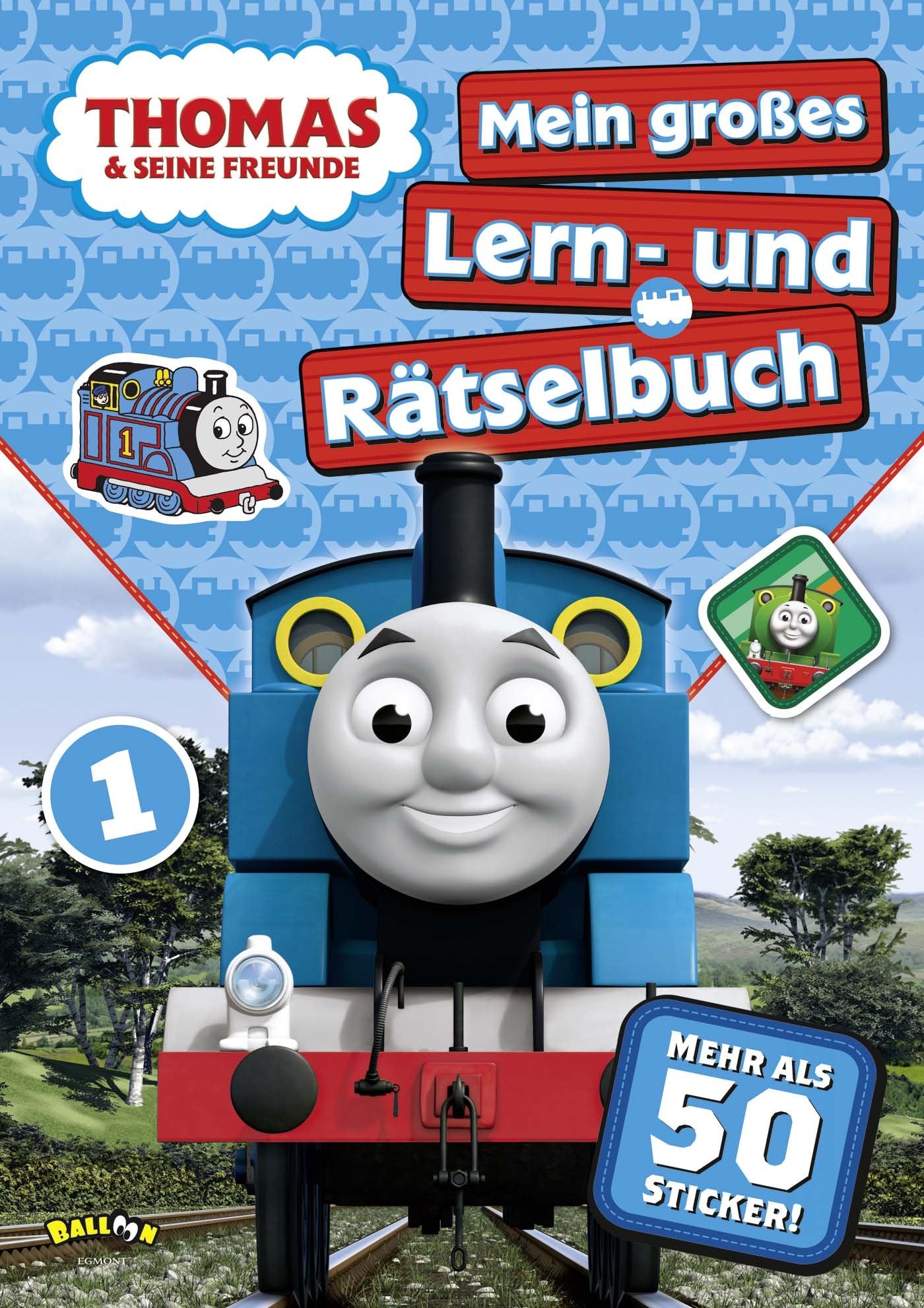 Thomas und seine Freunde - Mein großes Lern- und Rätselbuch: Mehr als 50 Sticker! Non-fiction