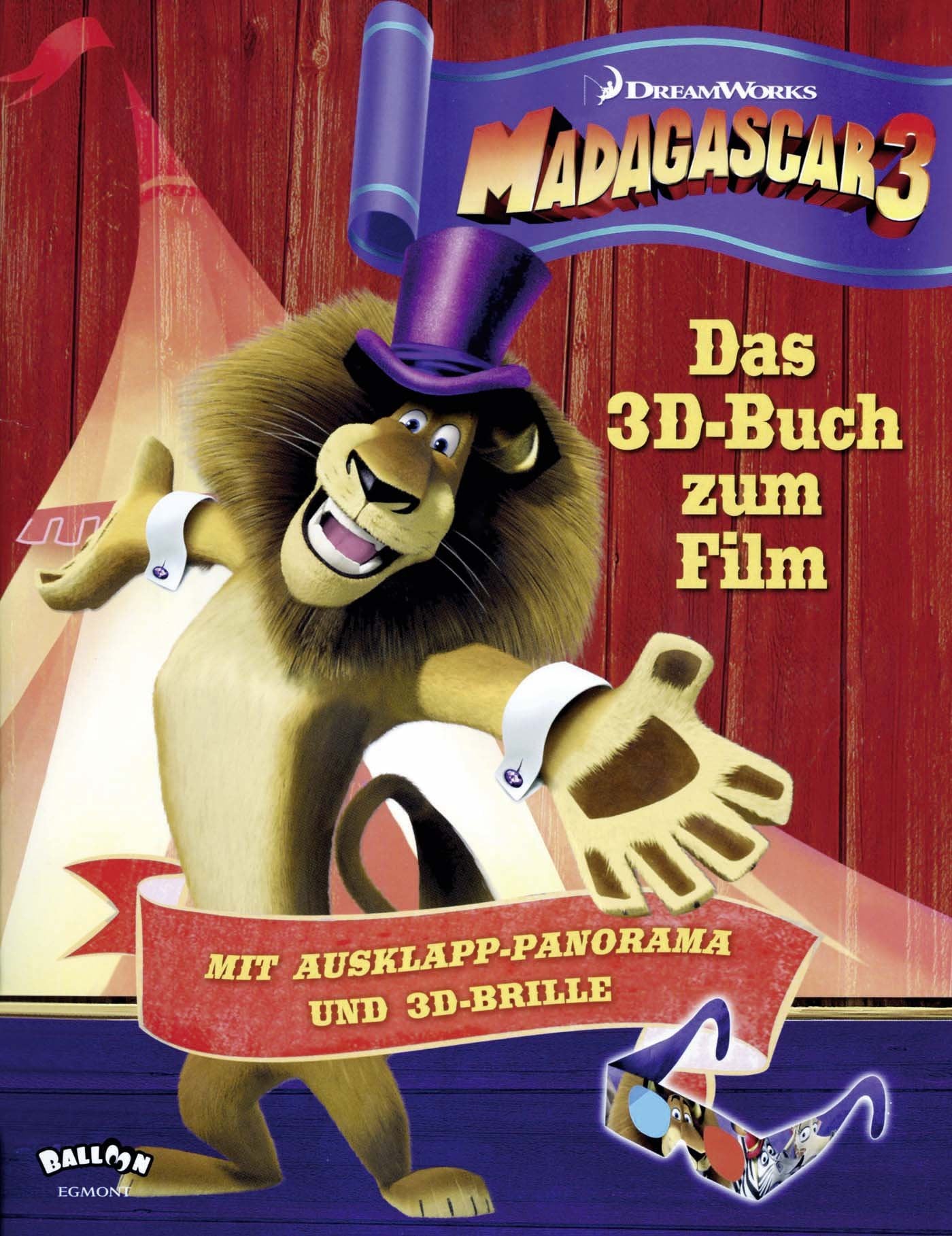 Madagascar 3 - Das 3D-Buch zum Film Tiptoi & Games