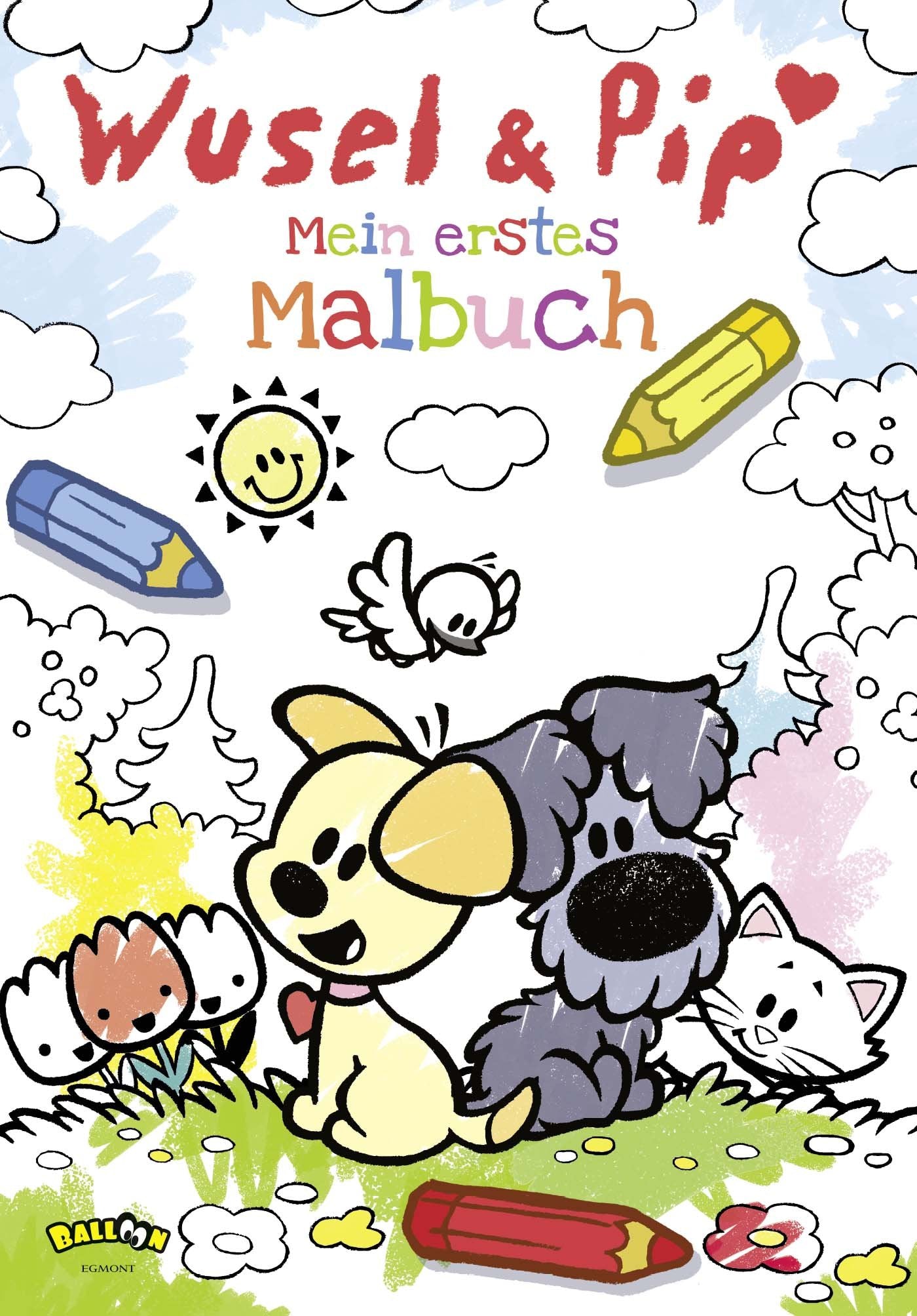 Wusel und Pip - Mein erstes Malbuch Non-fiction