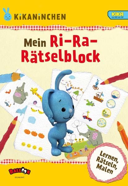 KiKANiNCHEN - Mein Ri-Ra-Rätselblock book