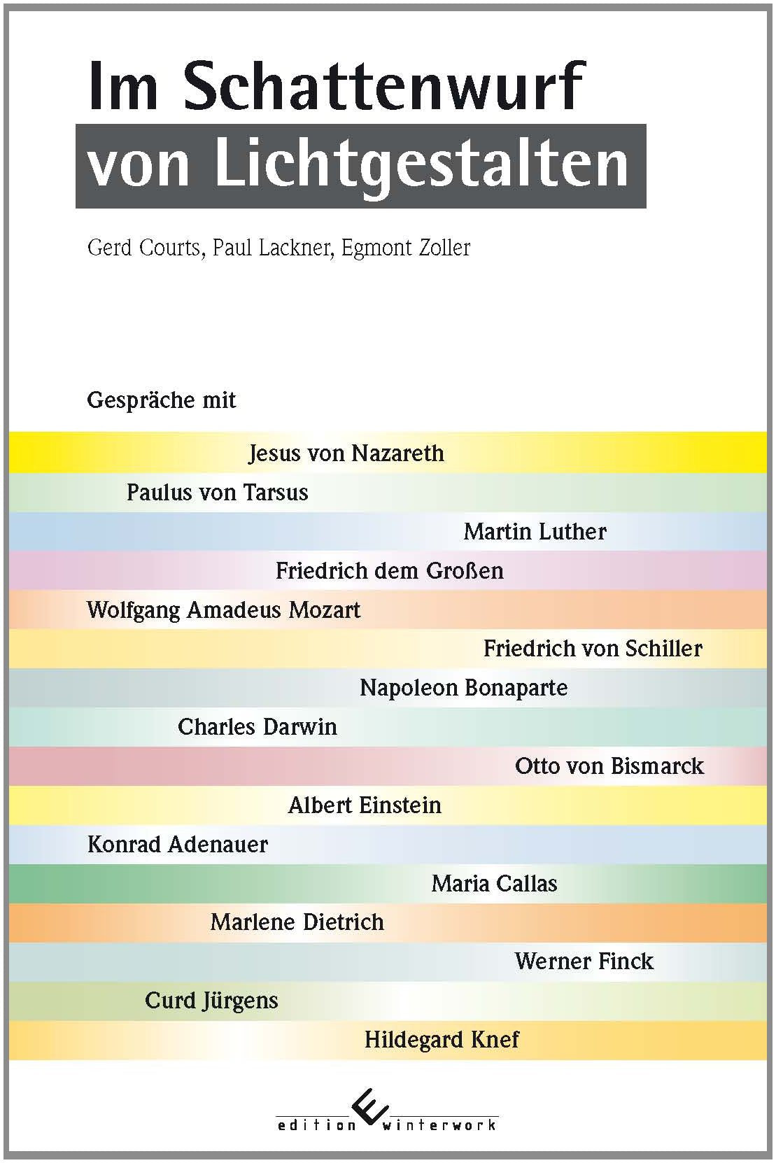 Im Schattenwurf von Lichtgestalten Memories