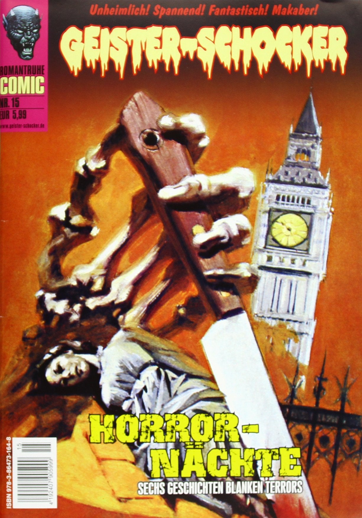 Geister-Schocker-Comic - Horror-Nächte: Sechs Geschichten blanken Terrors Horror & Mystery