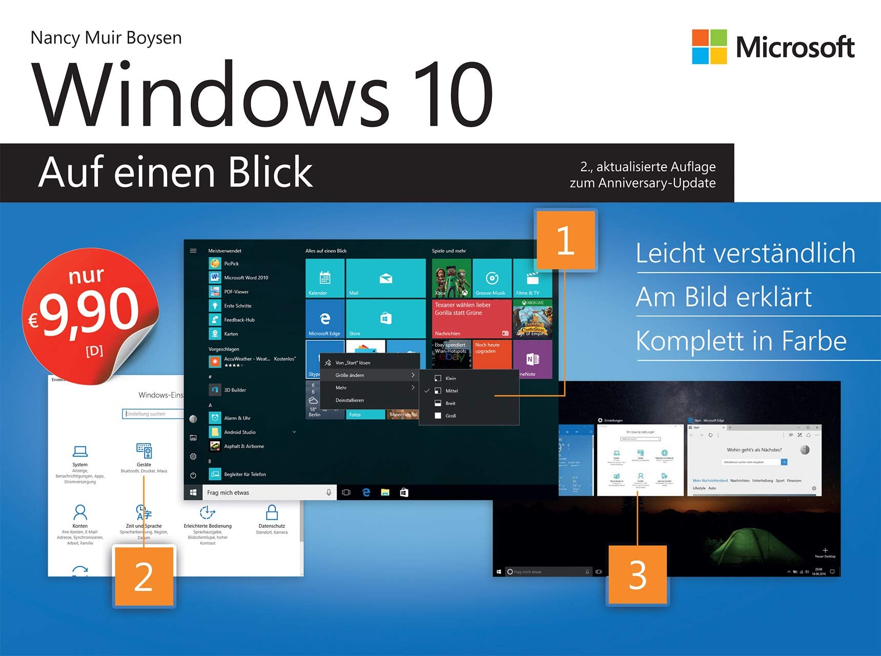 Windows 10 – Auf einen Blick: Leicht verständlich. Am Bild erklärt. Komplett in Farbe (Microsoft Press) Computer Science