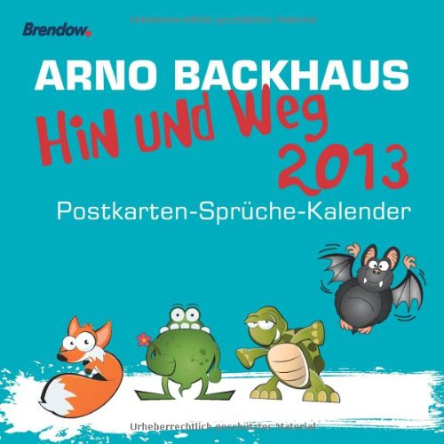 Hin und weg 2013. Postkartenkalender - Aufstellkalender Manga