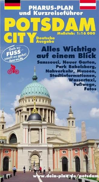 Pharus-Plan und Kurzreiseführer Potsdam City, 1:16000: Alles Wichtige auf einen Blick. Deutsche Ausgabe. Leisure, Home & Garden