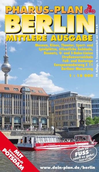 Pharus-Plan Berlin - Mittlere Ausgabe 1: 16 000 Leisure, Home & Garden Books
