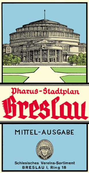 Product Image: Pharus-Stadtplan Breslau 1941: Mittel-Ausgabe