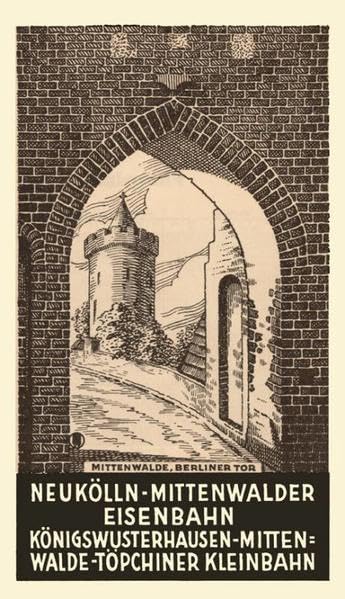 Neukölln-Mittenwalder Eisenbahn: Königswusterhausen - Mittenwalde - Töpchiner Kleinbahn (Nachdruck des Pharus-Planes von 1934) Leisure, Home & Garden