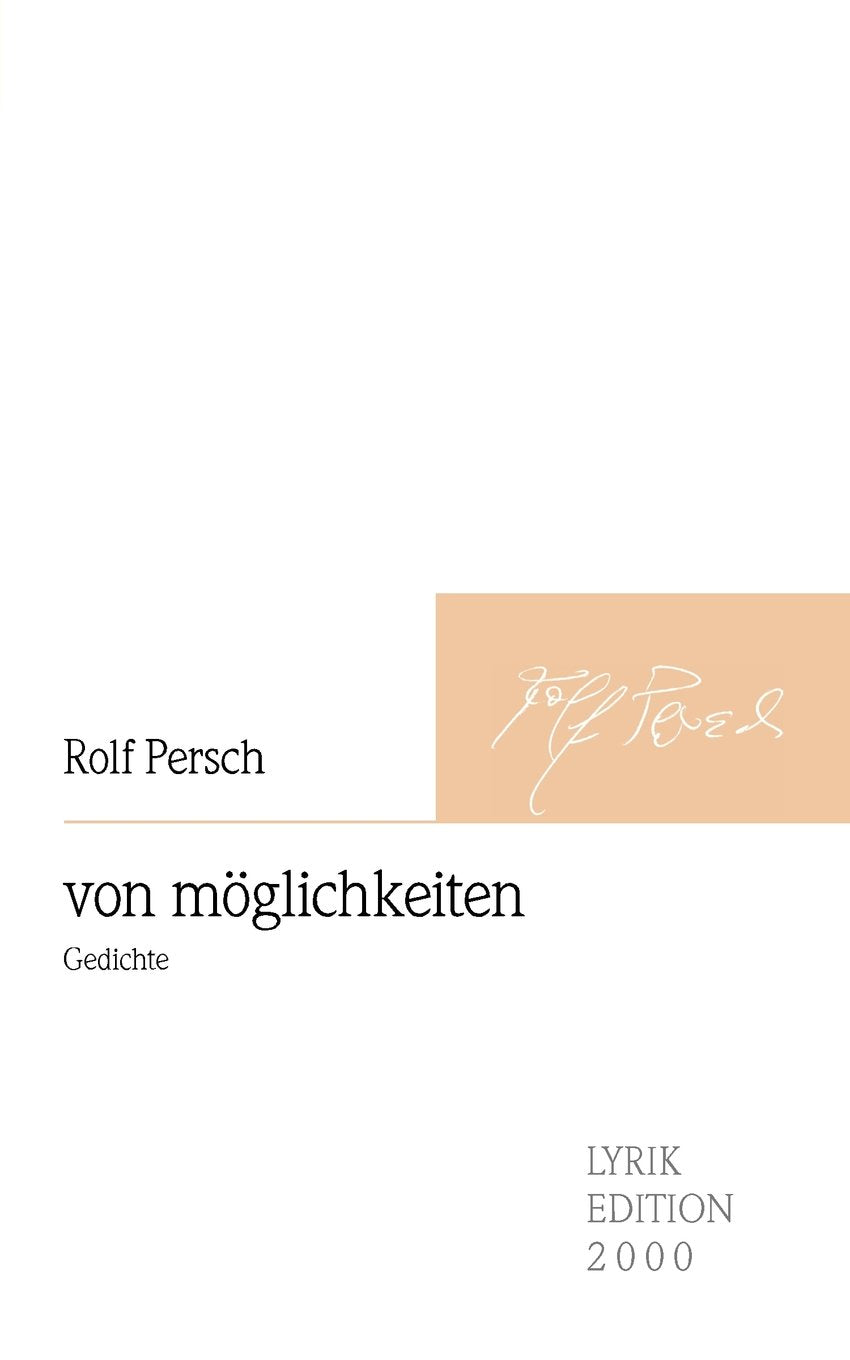 Product Image: von möglichkeiten: Gedichte