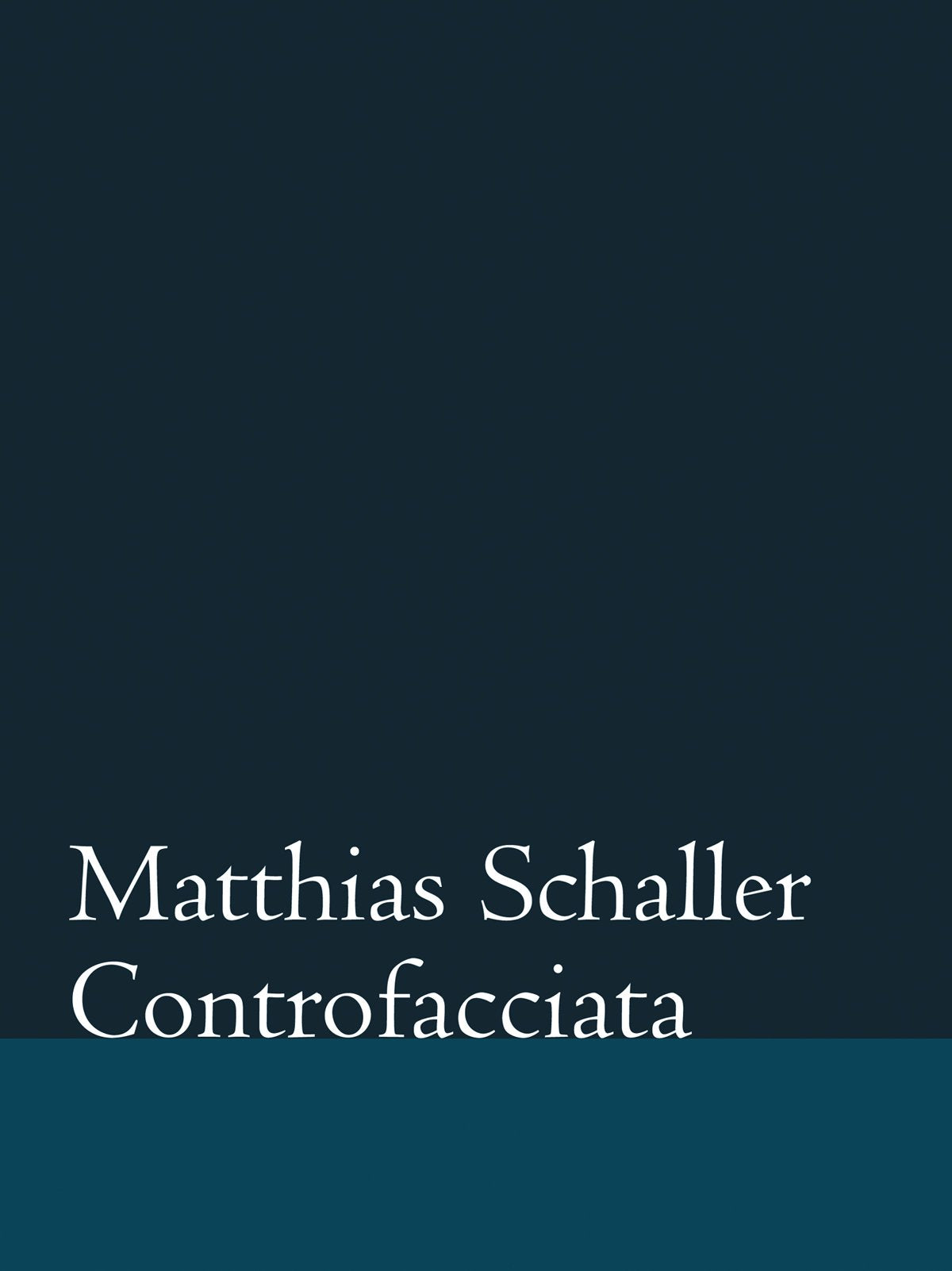 Matthias Schaller Controfacciata Film, Art & Culture