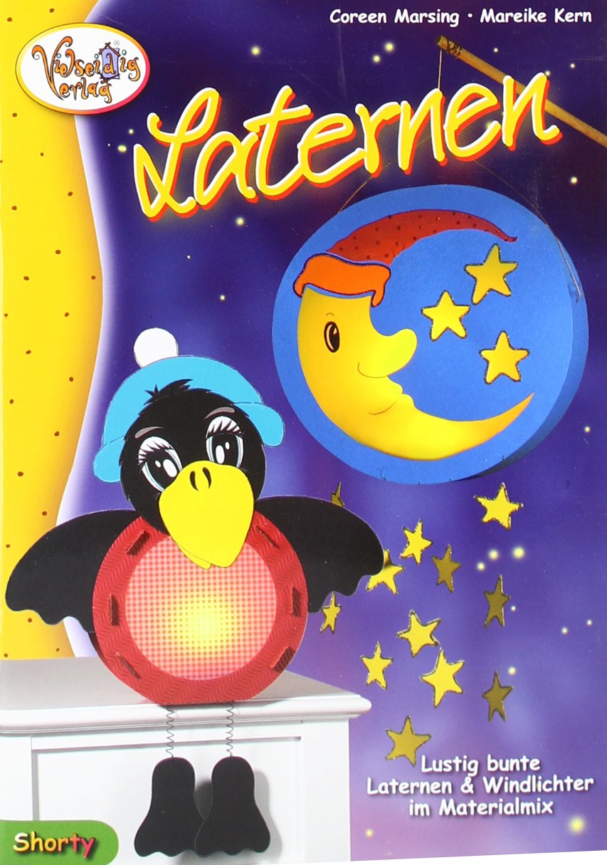 Laternen: Lustig bunte Laternen & Windlichter im Materialmix Hobbies & Crafts