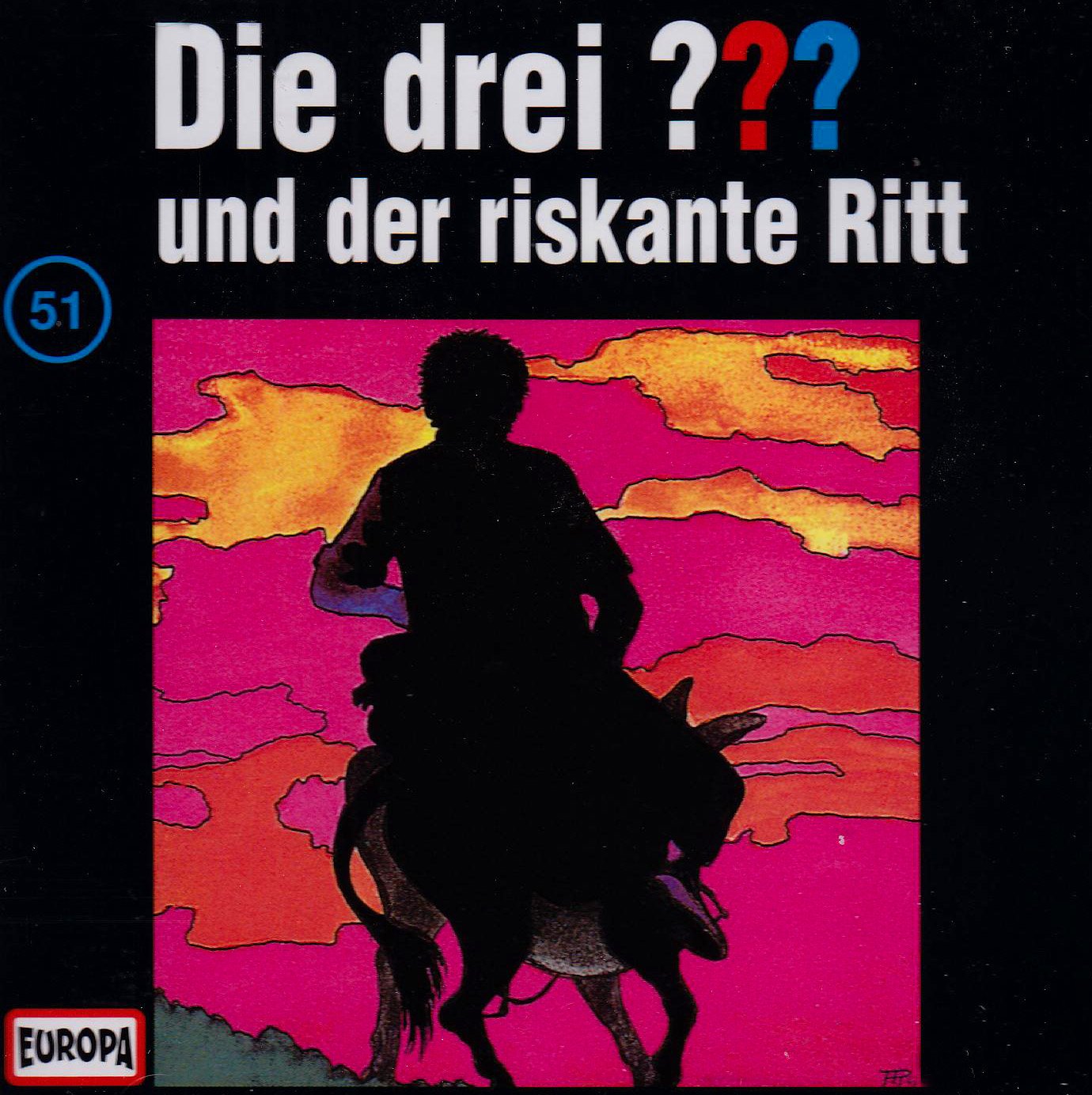 Die drei ??? - CD / Die drei ??? - und der riskante Ritt (Hörspiele von EUROPA) Novels & Short Stories